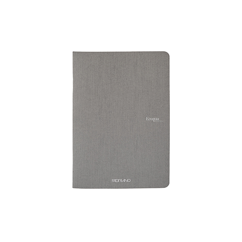 Ecoqua Staple-Bound A5 Notebook - Dotted - Grey