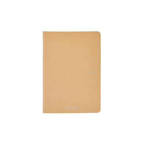Ecoqua Staple-Bound A5 Notebook � Dotted - Beige