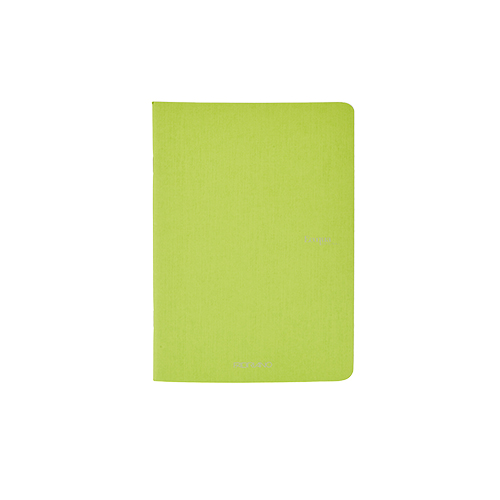 Ecoqua Staple-Bound A5 Notebook � Dotted - Lime