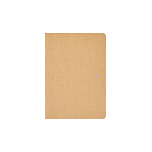 Ecoqua Staple-Bound A5 Notebook � Graph - Beige