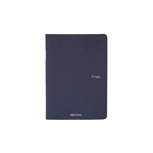Ecoqua Staple-Bound A5 Notebook � Graph - Navy