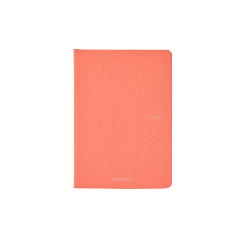 Ecoqua Staple-Bound A5 Notebook � Graph - Flamingo