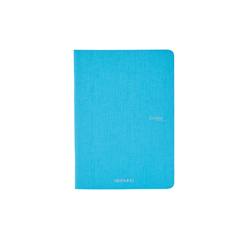 Ecoqua Staple-Bound A5 Notebook � Graph - Turquoise