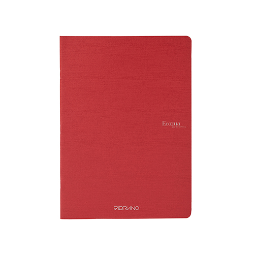 Ecoqua Staple-Bound A4 Notebook � Dotted - Cherry