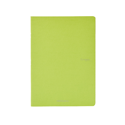 Ecoqua Staple-Bound A4 Notebook � Dotted - Lime