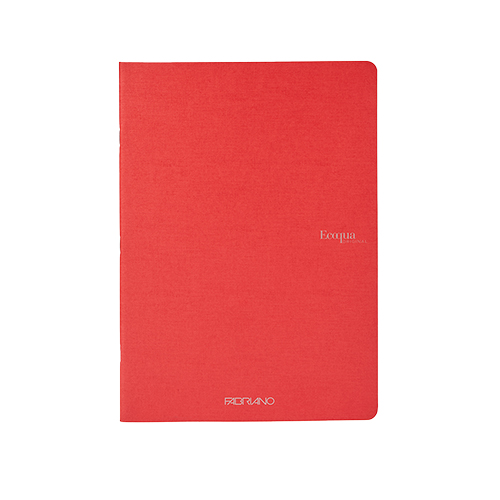  Ecoqua Staple-Bound A4 Notebook � Dotted - Red