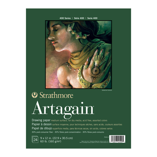 Strathmore 400 Series Artagain Assorted - 9" x 12"