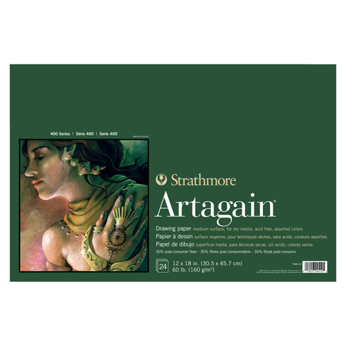 Strathmore 400 Series Artagain Assorted - 12" x 18"