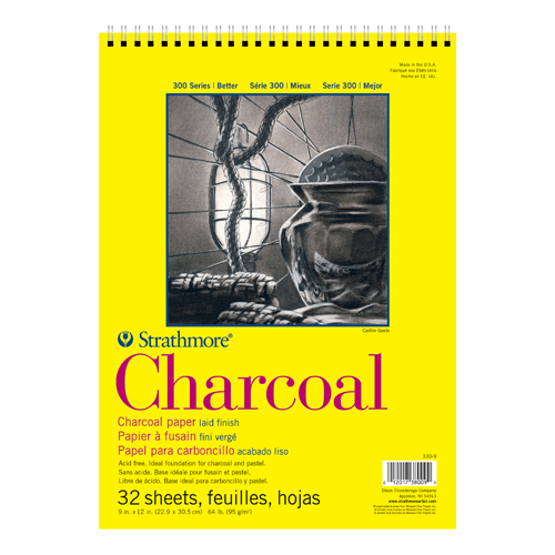 Strathmore 300 Series Charcoal Drawing Pad - 9" x 12"