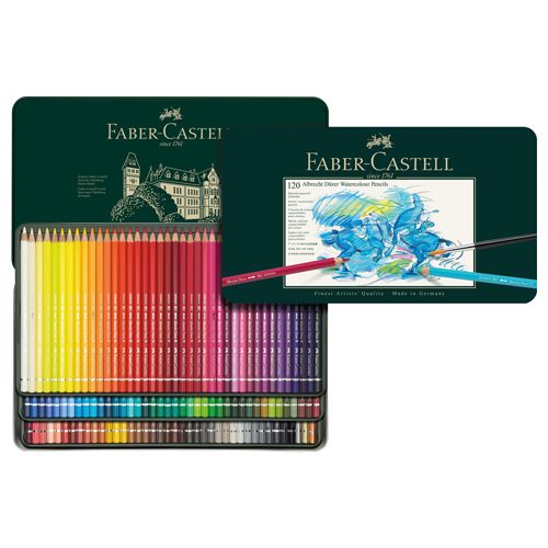 Faber-Castell Albrecht D&uuml;rer Watercolour Pencils � Tin Set of 120