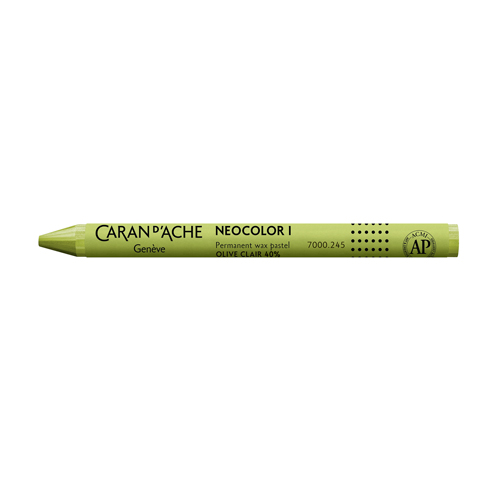 Caran D�Ache Neocolor I - 245 Light Olive 40%
