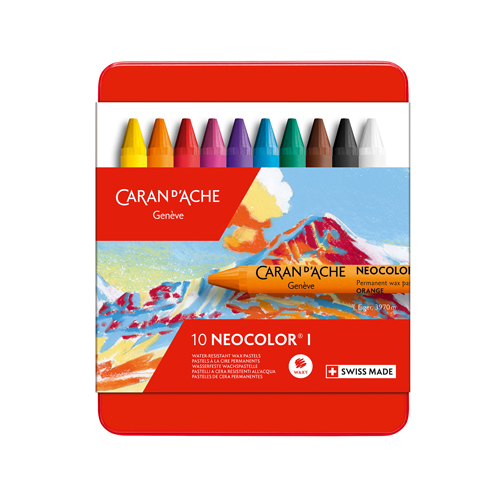 Caran D�Ache Neocolor I Wax Oil Pastels - Set of 10