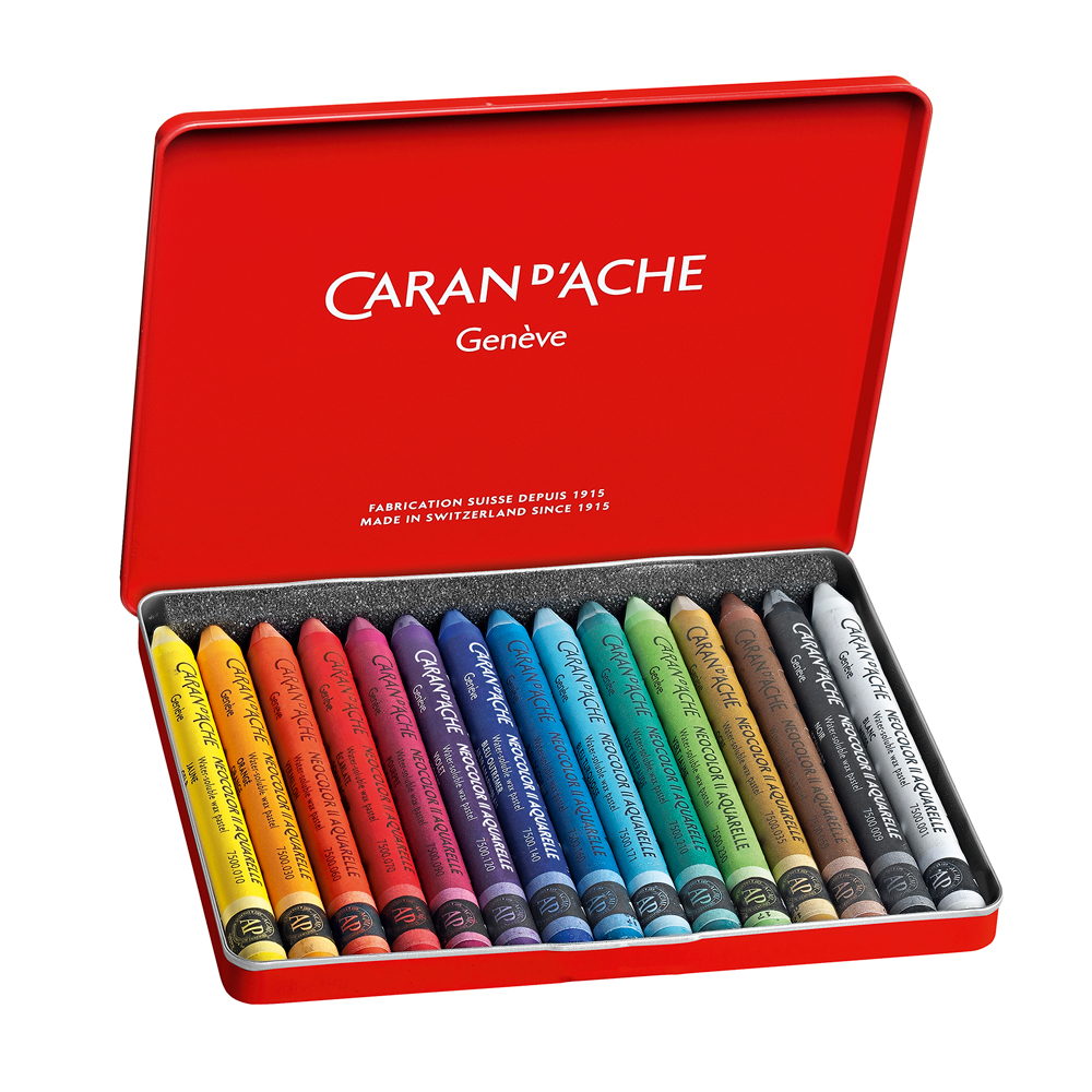 Caran D'Ache Neocolor II Crayons - Set of 15 | Above Ground Art