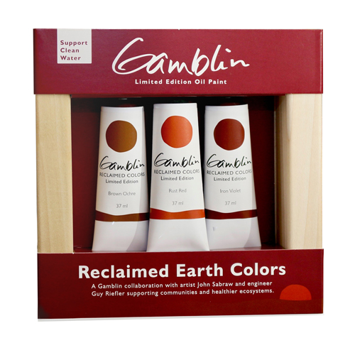 Gamblin Artists Oil Paints -&nbsp;&nbsp;Limited Edition Reclaimed Earth Set of 3