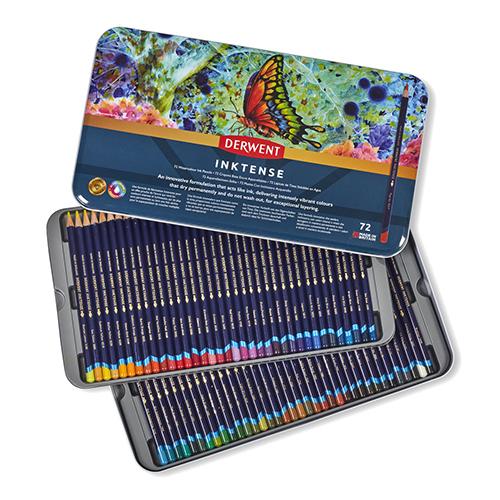 Derwent Inktense 72 Pencils Tin