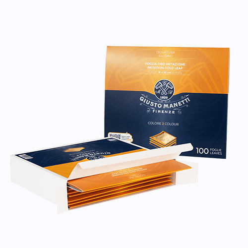 Giusto Manetti Imitation Gold Leaf 6.3" x 6.3" Loose - 100 Pack - Colour #2