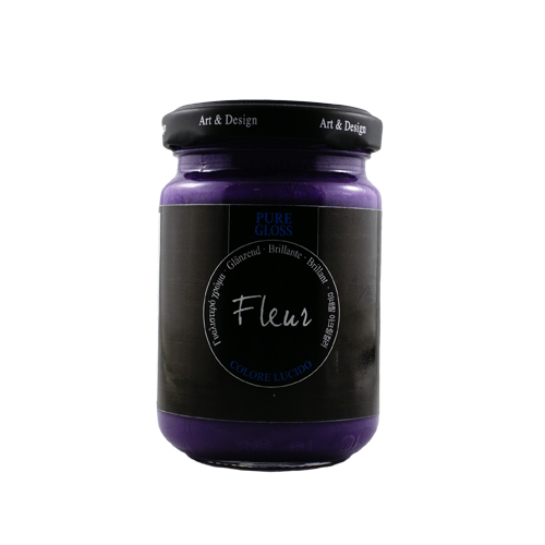 Fleur Pure Gloss Mineral Paint - Groovy Grape - 130 ml 