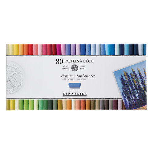 Sennelier Soft Pastels � Set of 80 � Half-Sticks � Plein-Air Landscape Colours