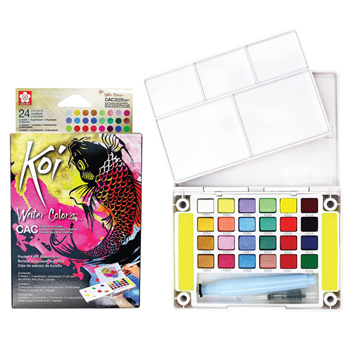 Sakura Koi Watercolour CAC Pocket Travel Set � 24 Pan Set