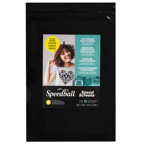 Speedball Speed Screen - 12.5" x 16.5" - Pack of 3