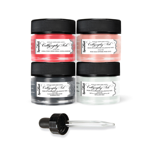 Speedball Calligraphy Metallic Ink 5-piece set