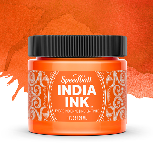 Speedball India Ink - Citrine - 1 oz