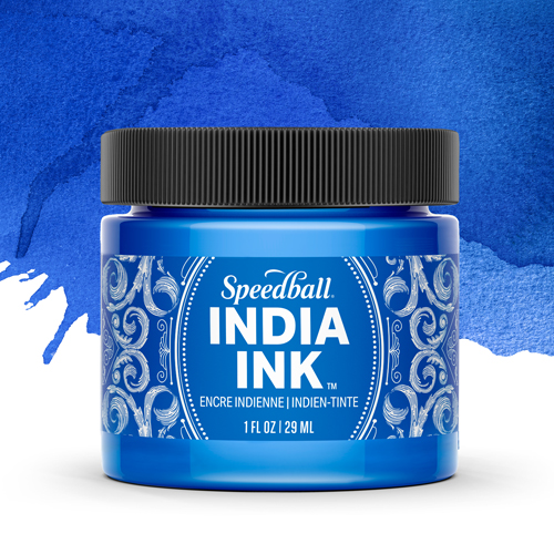 Speedball India Ink - Sapphire - 1 oz