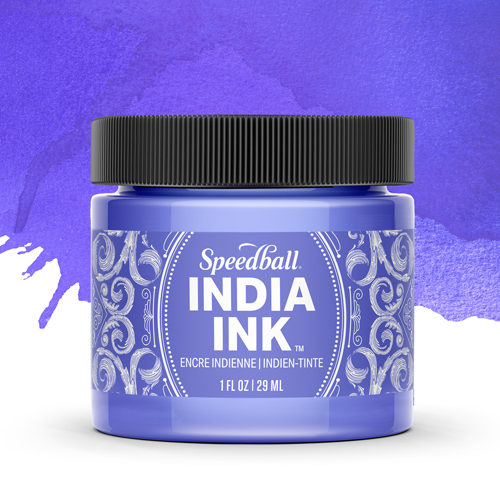 Speedball India Ink - Amethyst - 1 oz