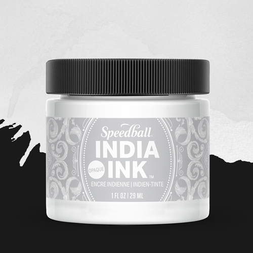 Speedball India Ink � Satin White - 1 oz
