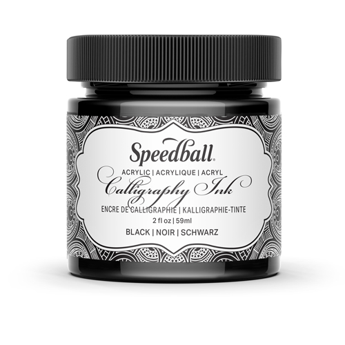 Speedball Calligraphy Ink - Black - 2 oz