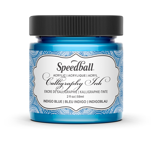 Speedball Calligraphy Ink - Indigo Blue - 2 oz