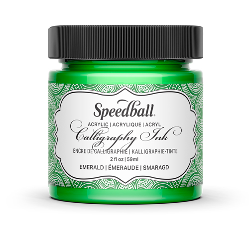 Speedball Calligraphy Ink - Emerald Green - 2 oz