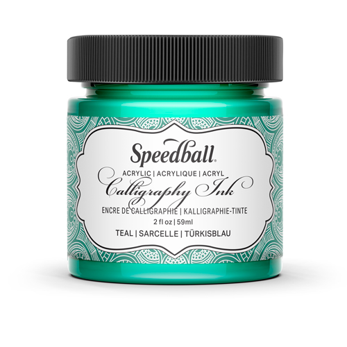 Speedball Calligraphy Ink - Teal Green - 2 oz