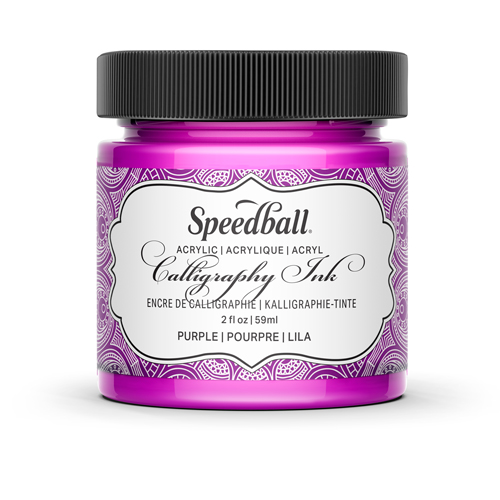 Speedball Calligraphy Ink - Deep Purple - 2 oz