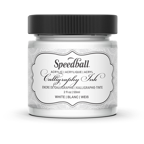 Speedball Calligraphy Ink - White - 2 oz