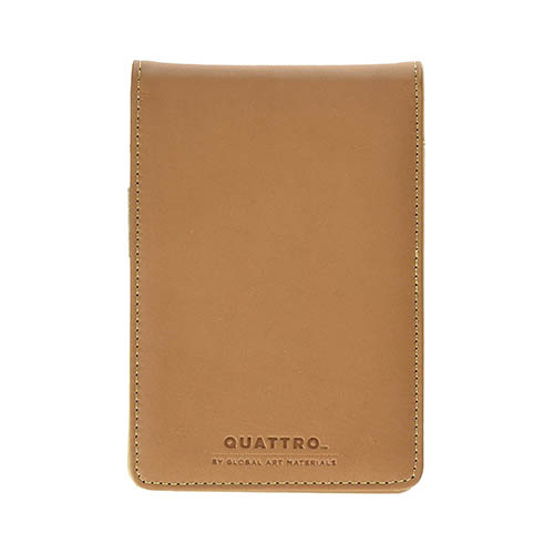 Quattro Artist Leather Saddle Journal Cover 5.5"X3.5"
