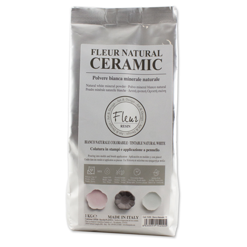 Fleur Natural Ceramic Powder - Natural Tintable White - 1 kg