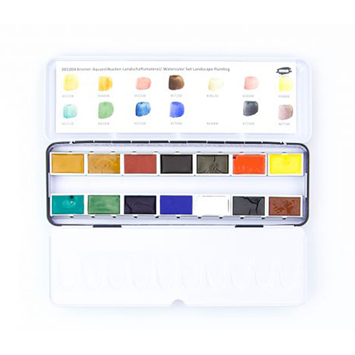 Kremer Pigments - Watercolour Landscape Set