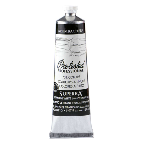 Grumbacher Pre-Tested Oil Superba White 150ml