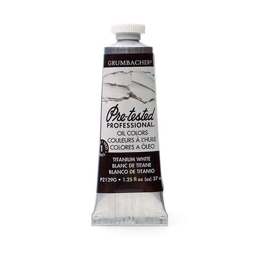 Grumbacher Pre-Tested Oil Titanium White Original 150ml