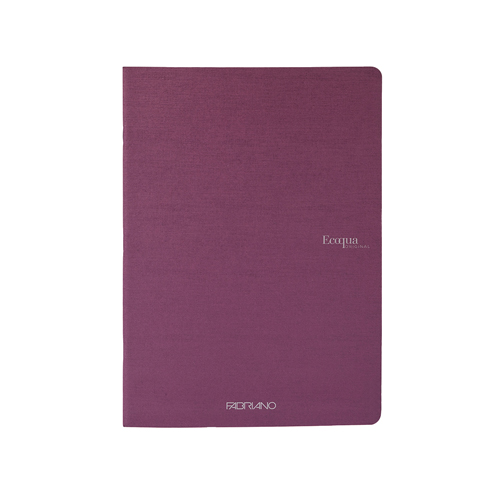 Ecoqua Staple-Bound A5 Notebook � Blank - Wine