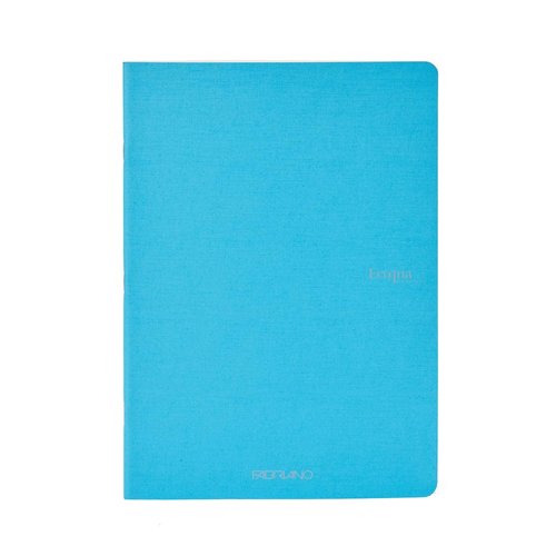 Ecoqua Staple-Bound 8.25" x 11.7" Notebook Blank - Turquoise