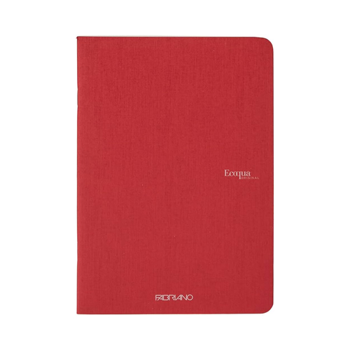 Ecoqua Staple-Bound 5.8" x 8.3" Notebook Blank - Cherry
