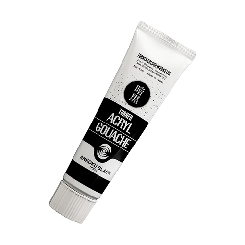 Turner Acryl Gouache - Ankoku Black 20 ml
