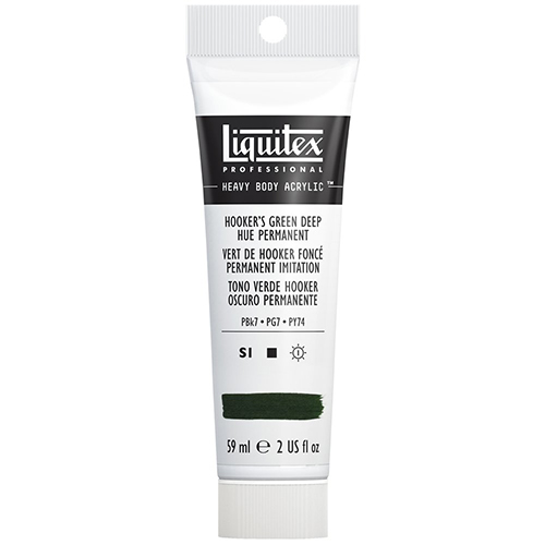 Liquitex Heavy Body Acrylic � 2oz � Hookers Green Deep Hue
