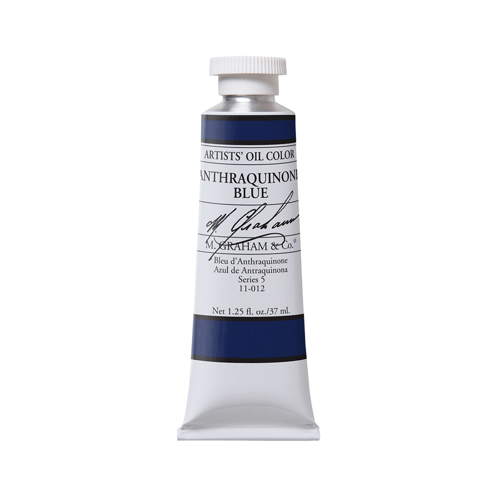 M. Graham � Artists� Oil Colour Anthraquinone Blue � 37 ml