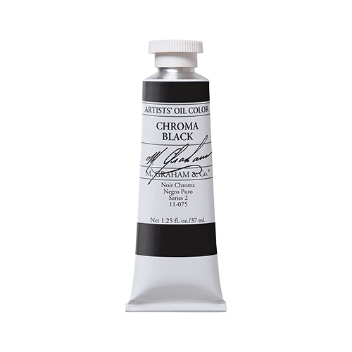 M. Graham � Artists� Oil Colour Chroma Black � 37 ml