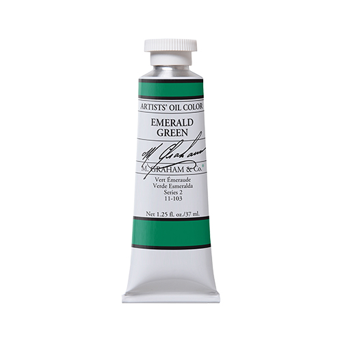 M. Graham � Artists� Oil Colour Emerald Green � 37 ml