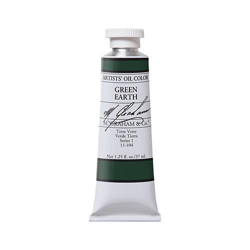 M. Graham � Artists� Oil Colour Green Earth � 37 ml