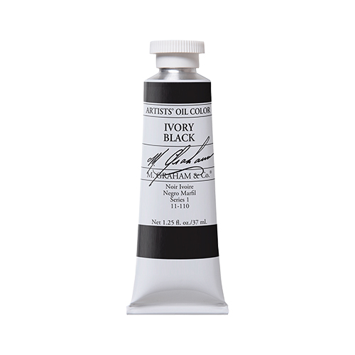 M. Graham � Artists� Oil Colour Ivory Black � 37 ml